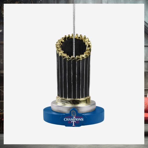 Texas Rangers 2023 World Series Champions Trophy Ornament