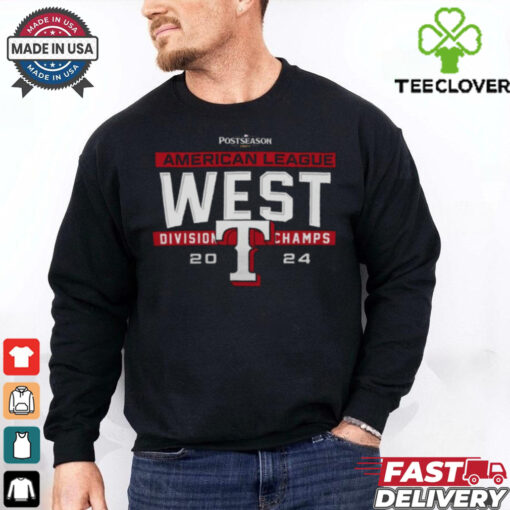 Texas Rangers 2024 Al West Division Champions shirt