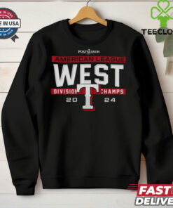 Texas Rangers 2024 Al West Division Champions shirt