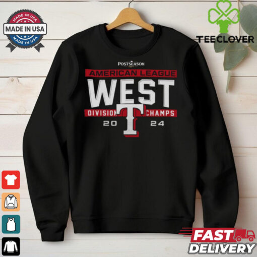 Texas Rangers 2024 Al West Division Champions shirt