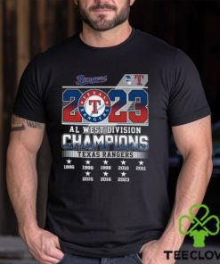 Texas Rangers AL West Champs 2023 Unisex T Shirt