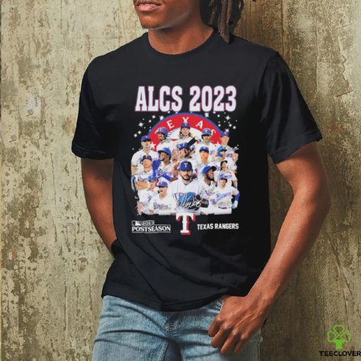 Texas Rangers ALCS 2023 Postseason Signatures shirt
