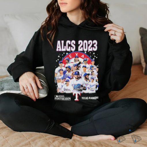 Texas Rangers ALCS 2023 Postseason Signatures shirt