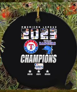 Texas Rangers American League Championship series 2023 ornament