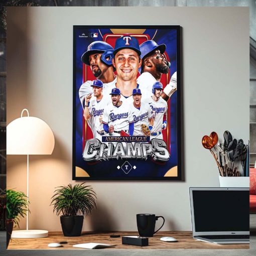 Texas Rangers Are Going To The World Series MLB American League Champs Home Decor Poster Canvas