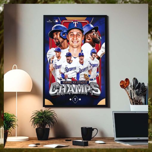 Texas Rangers Are Going To The World Series MLB American League Champs Home Decor Poster Canvas