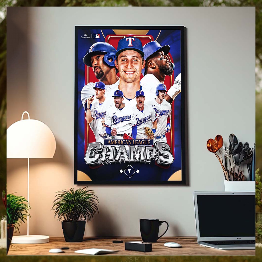 Texas Rangers Are Going To The World Series MLB American League Champs Home Decor Poster Canvas Texas Rangers Are Going To The World Series MLB American League Champs Home Decor Poster Canvas