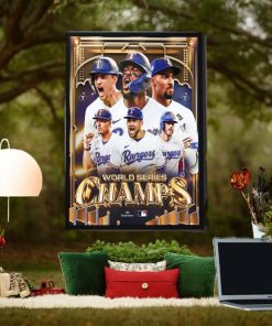 Texas Rangers Are MLB 2023 World Series Champions Home Decor Poster Canvas