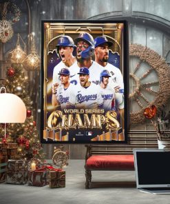 Texas Rangers Are MLB 2023 World Series Champions Home Decor Poster Canvas