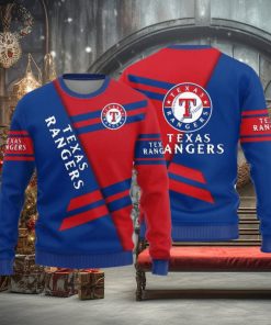 Texas Rangers Basic Pattern New Style Knitted Sweater