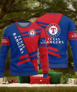 Texas Rangers Basic Pattern New Style Knitted Sweater