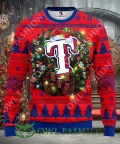 Texas Rangers Big Logo Ugly Christmas Sweater