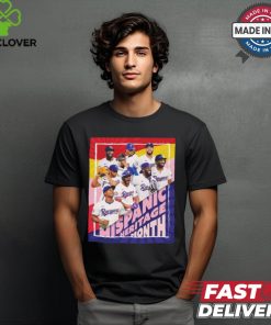 Texas Rangers Celebrating Hispanic Heritage Month Players 2024 Poster t shirt