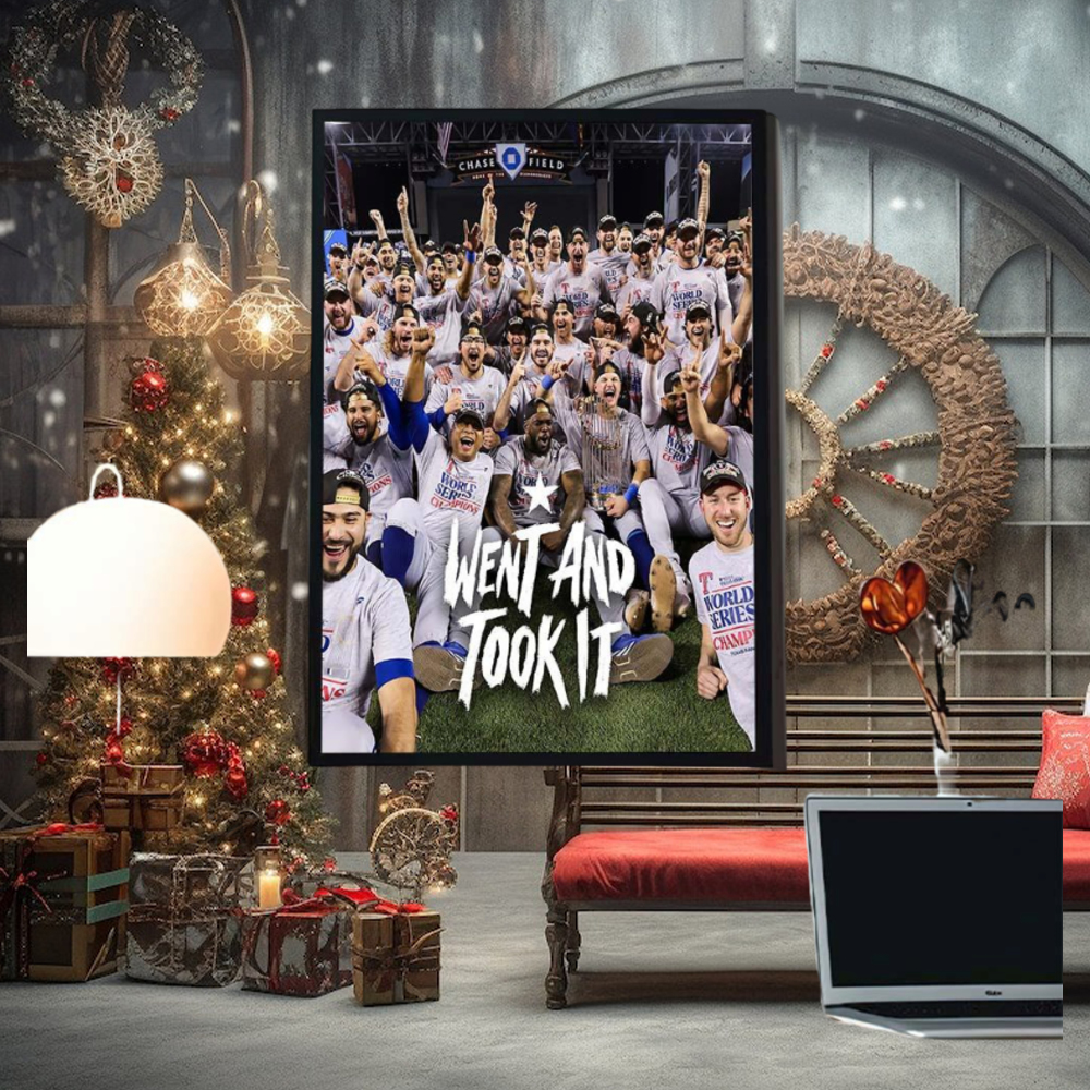 Texas Rangers Coming Home To The Metroplex Went And Took It MLB 2023 World Series Champions Team Photo Poster Canvas Texas Rangers Coming Home To The Metroplex Went And Took It MLB 2023 World Series Champions Team Photo Poster Canvas