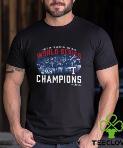 Texas Rangers First in Franchise History World Series Champions 2023 Shirt