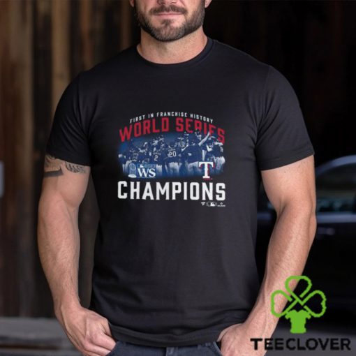 Texas Rangers First in Franchise History World Series Champions 2023 Shirt