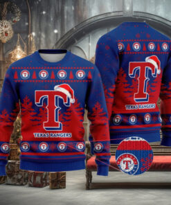 Texas Rangers Funny Christmas Ugly Sweater