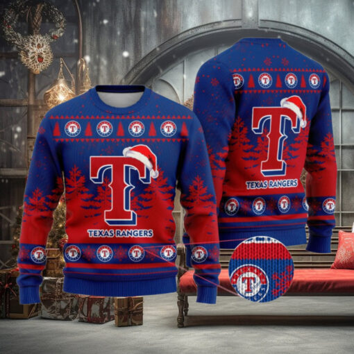 Texas Rangers Funny Christmas Ugly Sweater