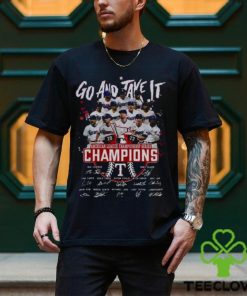 Texas Rangers Go And Take It 2023 American League Championship Series Champions Signatures Unique T Shirt