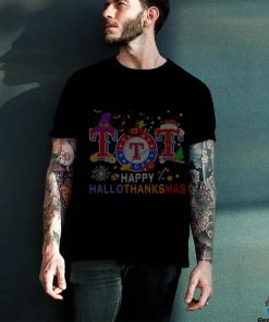 Texas Rangers Happy HalloThanksMas shirt 1 Texas Rangers Happy HalloThanksMas shirt