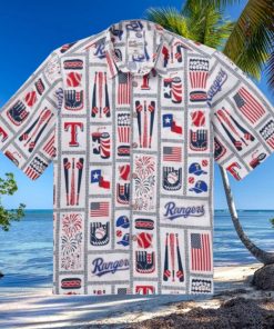 Texas Rangers Hawaiian Shirt – Baseball Patriot Edition