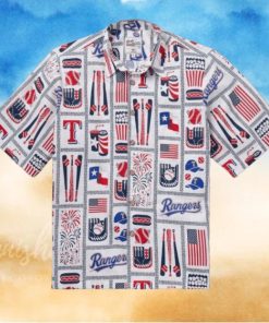 Texas Rangers Hawaiian Shirt – Baseball Patriot Edition