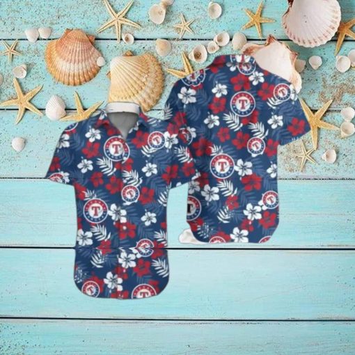 Texas Rangers Hawaiian Shirt