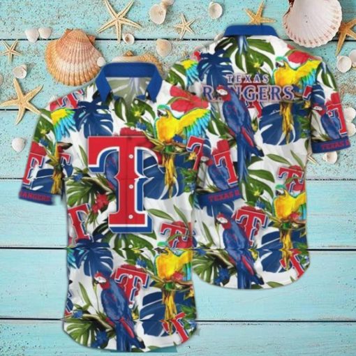 Texas Rangers MLB Aloha Hawaiian Shirt