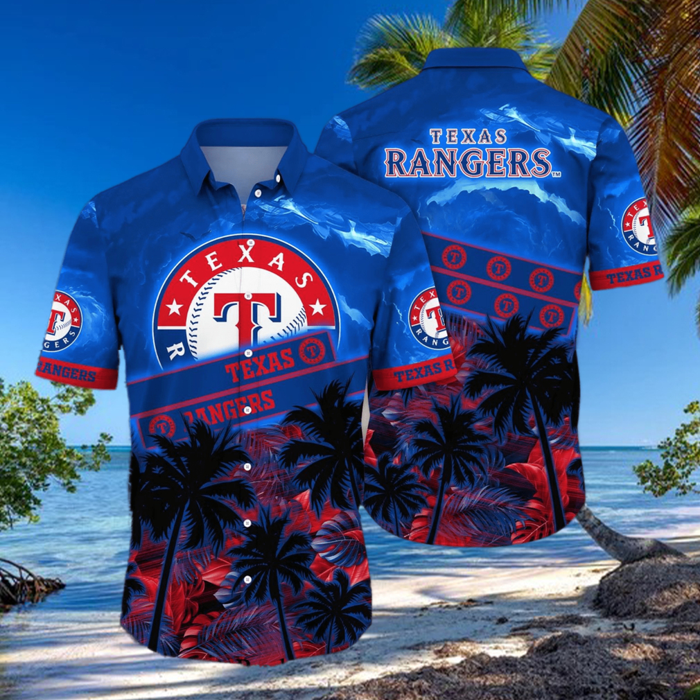 Texas Rangers MLB For Sports Fan All Over Printed Hawaiian Shirt Texas Rangers MLB For Sports Fan All Over Printed Hawaiian Shirt