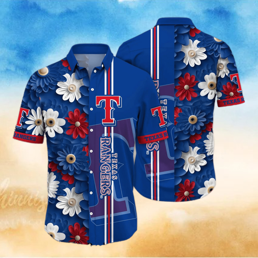 Texas Rangers MLB For Sports Fan All Over Printed Hawaiian Style Shirt Texas Rangers MLB For Sports Fan All Over Printed Hawaiian Style Shirt
