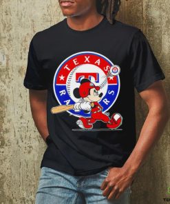 Texas Rangers MLB Mickey Mouse player cartoon 2023 shirt