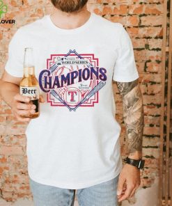Texas Rangers Majestic Threads 2023 World Series Champions Raglan T Shirt