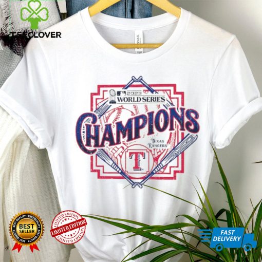 Texas Rangers Majestic Threads 2023 World Series Champions Raglan T Shirt