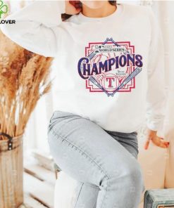 Texas Rangers Majestic Threads 2023 World Series Champions Raglan T Shirt