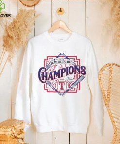 Texas Rangers Majestic Threads 2023 World Series Champions Raglan T Shirt