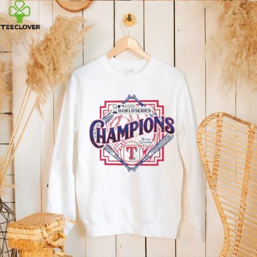 Texas Rangers Majestic Threads 2023 World Series Champions Raglan T Shirt