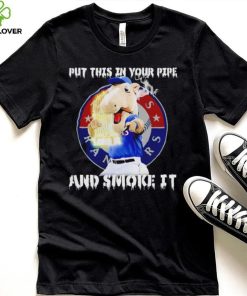 Texas Rangers Mascot put this in your pipe and smoke it hoodie, sweater, longsleeve, shirt v-neck, t-shirt