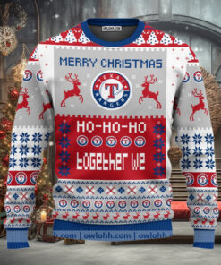 Texas Rangers Merry Christmas Ugly Christmas Sweaters