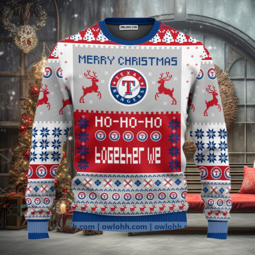 Texas Rangers Merry Christmas  Ugly Christmas Sweaters