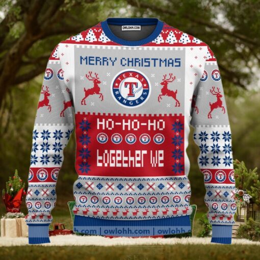 Texas Rangers Merry Christmas  Ugly Christmas Sweaters