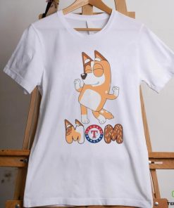 Texas Rangers Smiling Dancing Bluey Mom shirt