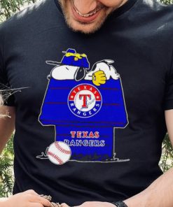 Texas Rangers Snoopy And Woodstock The Peanuts Baseball shirt
