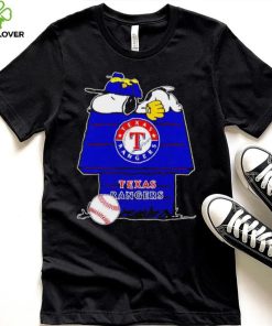 Texas Rangers Snoopy And Woodstock The Peanuts Baseball shirt