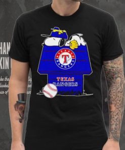 Texas Rangers Snoopy And Woodstock The Peanuts Baseball shirt
