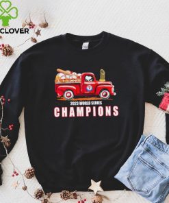 Texas Rangers Snoopy drive red truck 2023 World Series Champions hoodie, sweater, longsleeve, shirt v-neck, t-shirt