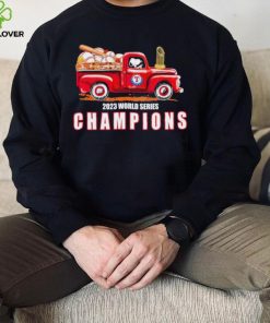 Texas Rangers Snoopy drive red truck 2023 World Series Champions hoodie, sweater, longsleeve, shirt v-neck, t-shirt