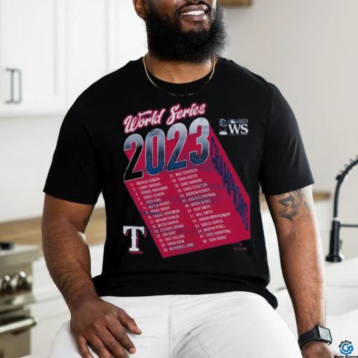 Texas Rangers Team Sport World Series 2023 Shirt