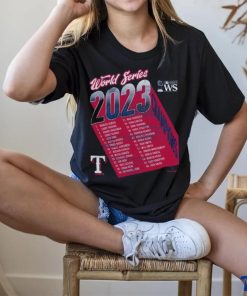 Texas Rangers Team Sport World Series 2023 Shirt