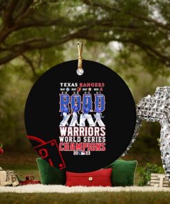 Texas Rangers WS Champions Abbey Road Warriors 2023 Signatures Ornament