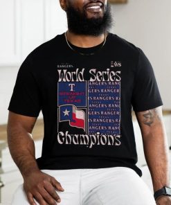 Texas Rangers World Series Straight Up Texas Champions Shirt